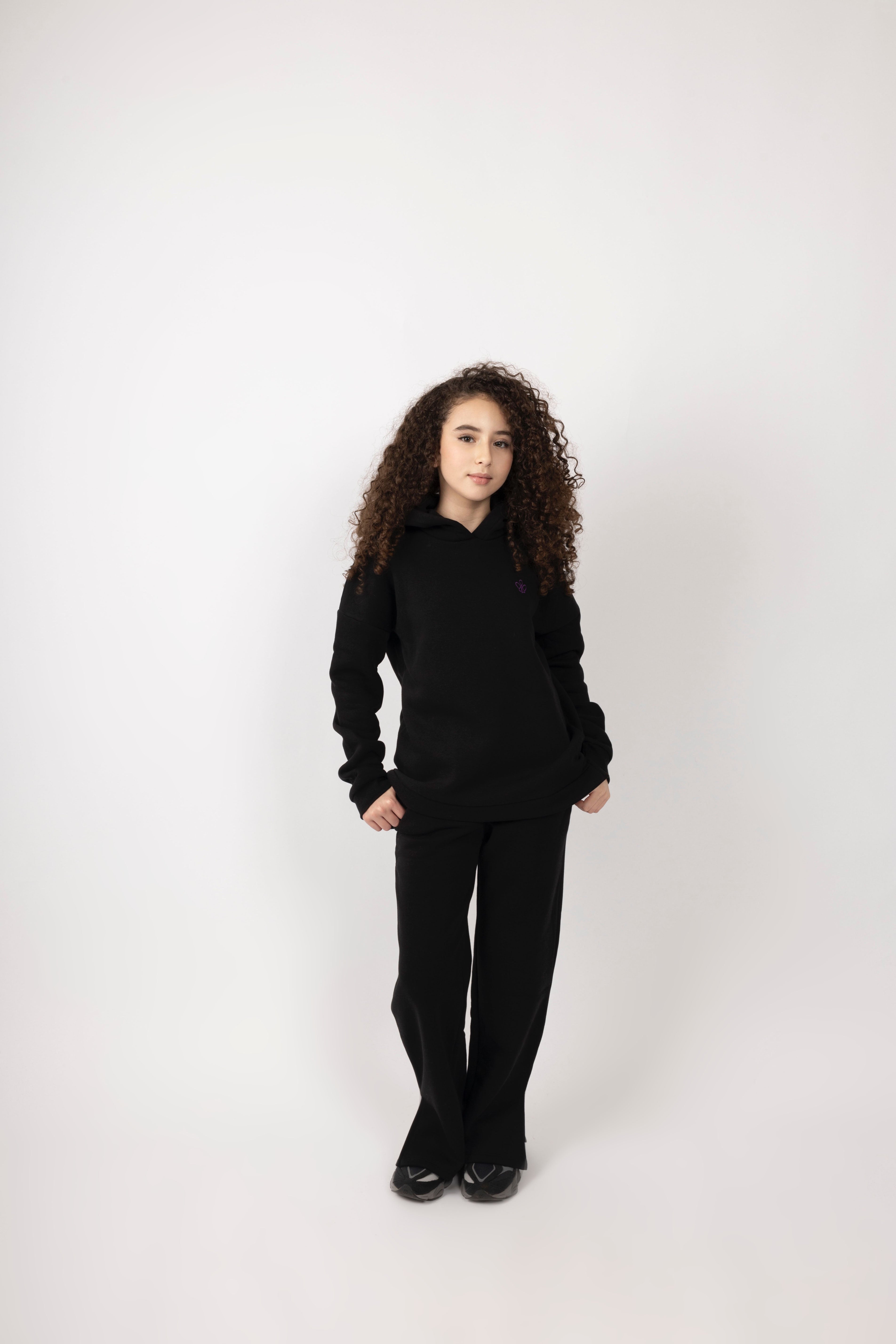 Hoodie Pants Set Black