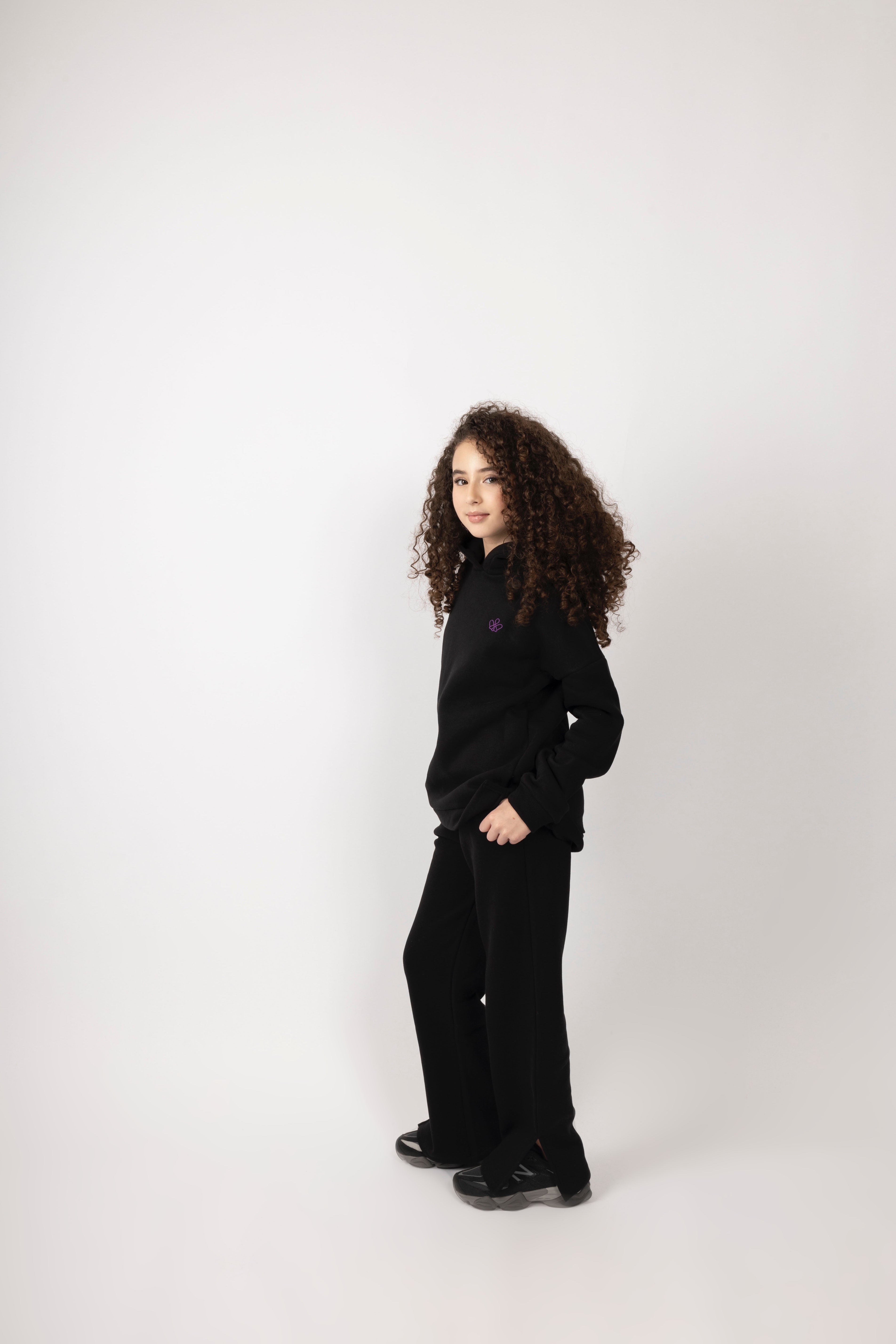 Hoodie Pants Set Black