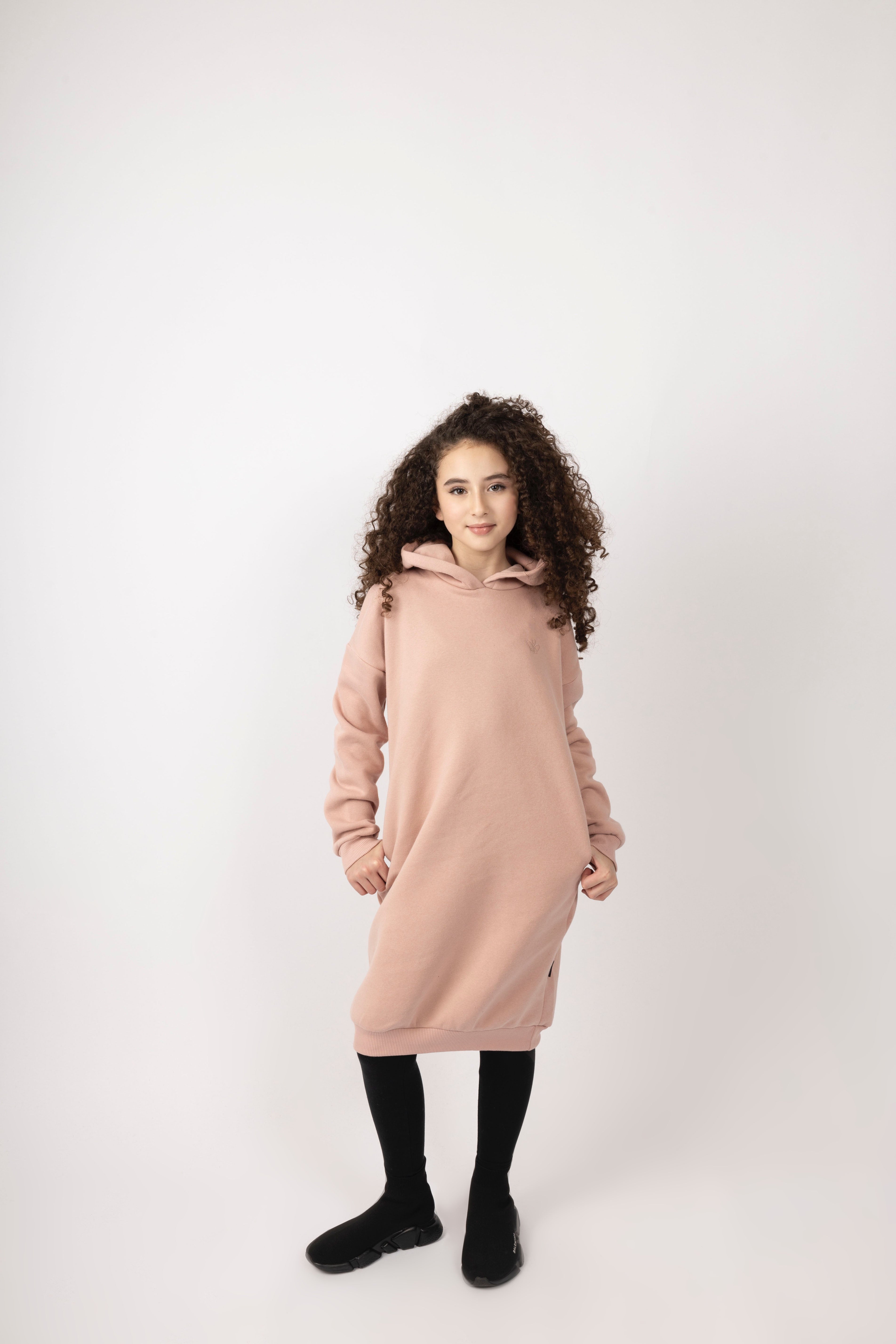Hoodie Dress Pink