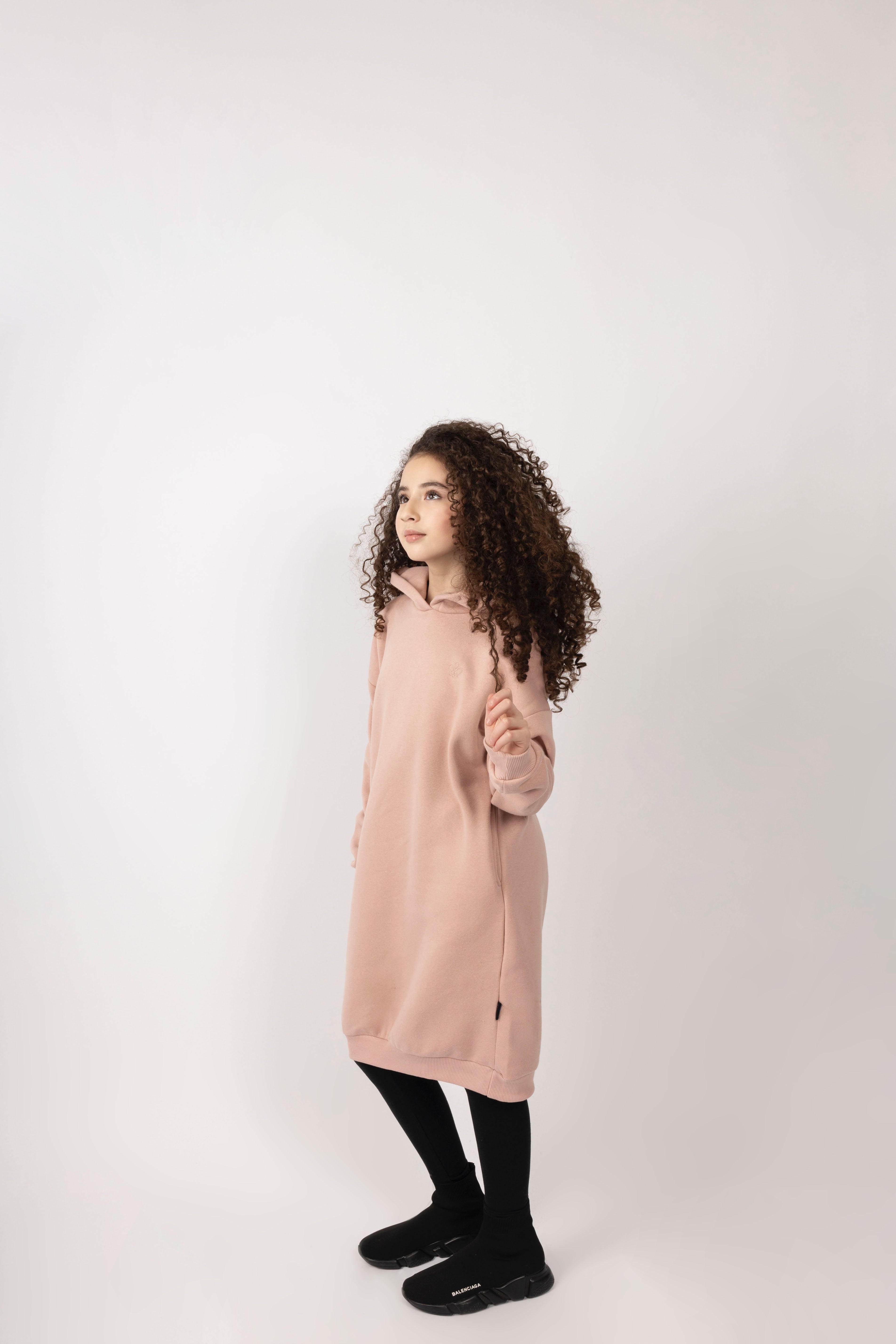 Hoodie Dress Pink